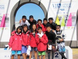 El puerto deportivo del sur de Lanzarote acoge estos días una nueva edición del Clinic Pre World, en el que participan distintos regatistas internacionales. 