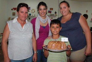Daniel Morales ganó el concurso de postres con su flan de nutella. 