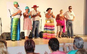 Humor y simpatía en el encuentro de mayores