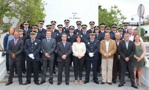 Foto de familia el día grande  de la Policía Local web
