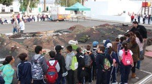 Escolares de la Isla visitan el belén
