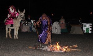 Vecinos del pueblo vuelven a sorprender con la actuación que representa el nacimiento de Jesús.