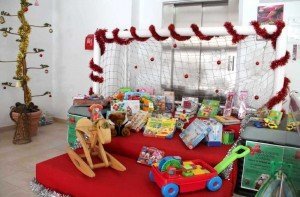 Portería Solidaria en el Gimnasio de Yaiza