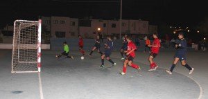 Jugada de apremio en el área del Tahíche