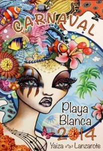 El Carnaal de Playa Blanca 2014 está inspirado en el Caribe.