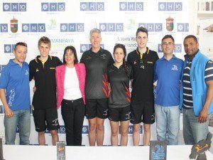Chicos de la selección catalana de Triatlón participan y entrenan en Playa Blanca