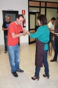 La alcaldesa en el acto de clausura