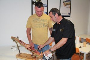 Los profesionales estuvieron atentos a las explicaciones