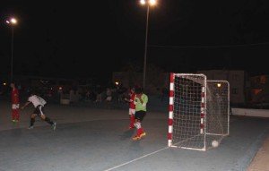 Primer gol de los locales