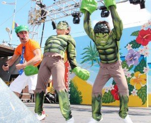 Los niños vivieron los personajes que representaron.