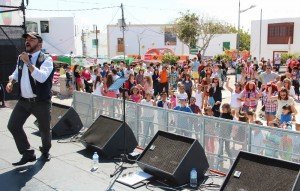Pepe Benavente fue uno de los artistas invitados al Carnaval de Día.