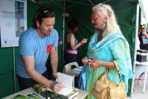 Miguel Aguerralde estuvo muy solicitado por los lectores.
