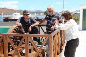 La construcción comenzó en febrero.  