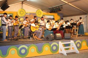 La música animó el ambiente.