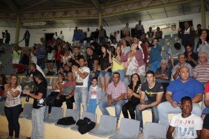 Apoyo de la afición del municipio de Yaiza.