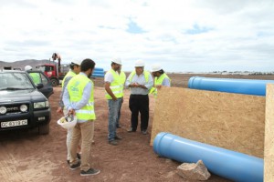 Obras tubería impulsión Janubio-Las Breñas-Playa Blanca.