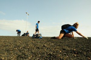 Jornada de limpieza en Playa Blanca. 
