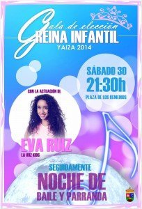 Cartel de la gala. 