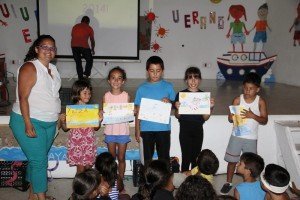 Ganadores concurso de dibujo.