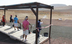 Cuarenta y cinco tiradores se concentran en el campo de La Degollada. Camilo Morales, Félix Díaz y Alfonso Dorta, los más destacados.