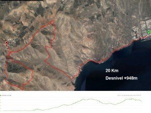 RECORRIDO TRANSAJACHES. 20 KILOMETROS