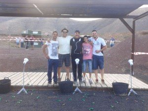 Tiradores de la Isla  se reúnen con motivo de las Fiestas del Carmen.