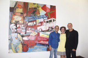 La artista alemana matiza con vivas tonalidades la dureza de sus temáticas. La exposición puede visitarse hasta el 21 de agosto en la Casa de la Cultura Benito Pérez Armas.