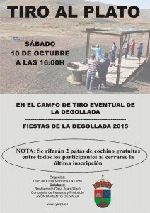 CARTEL TIRO AL PLATO