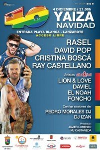 cartel Yaiza Navidad 40