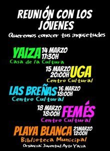 Daniel Medina invita a los encuentros de la próxima semana en los pueblos.
